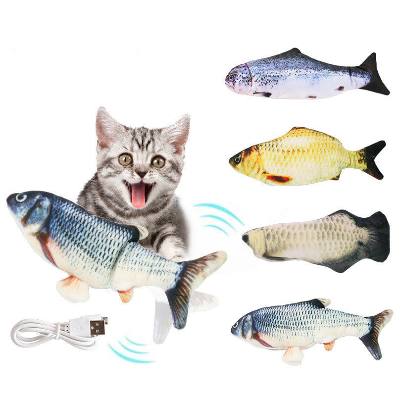Interactive Flopping Fish Toy