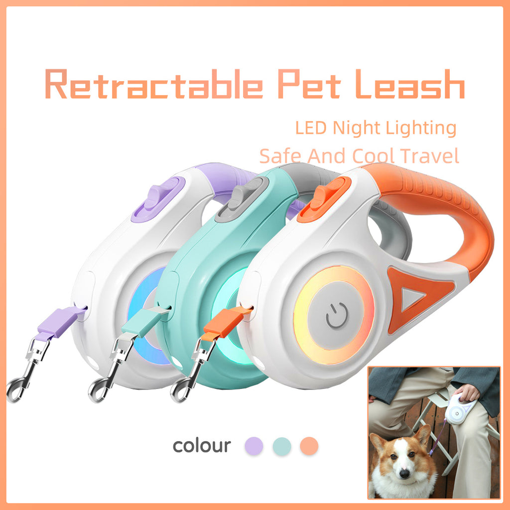 Retractable Dog Leash Light